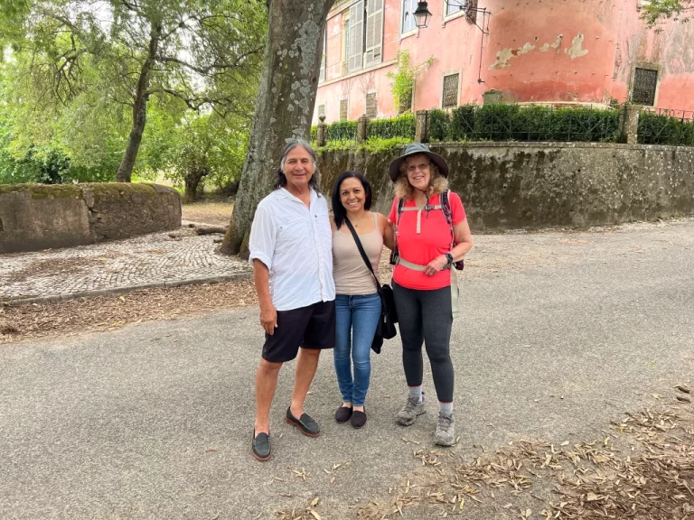 Lloyd and his wife, Cindy (not pictured) from Denver, Colorado, and Veronica from Houston, Texas, WHC volunteers