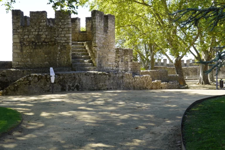 ancient Moor's Citadel walls of Santarem