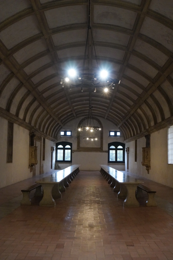 dining hall in the chapel of the Convent of Christ (formerly the Templar Castle)