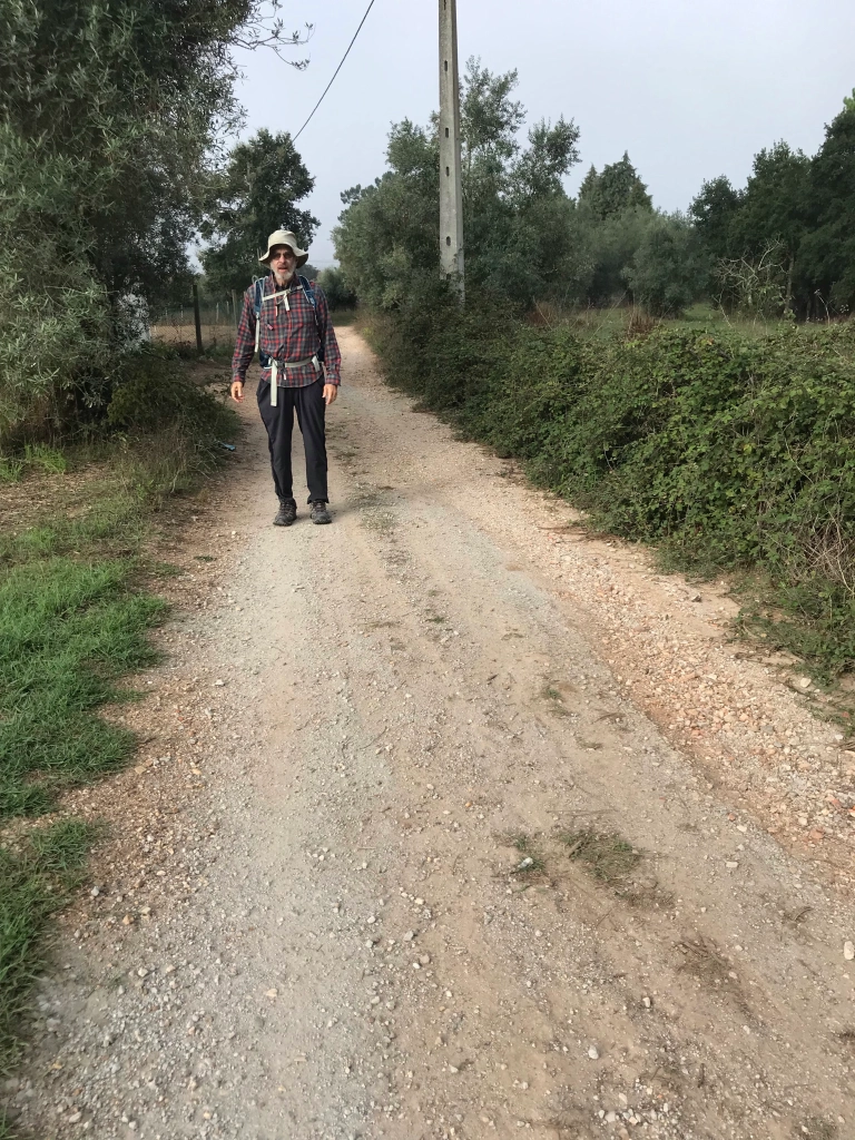 Richard on a dirt road