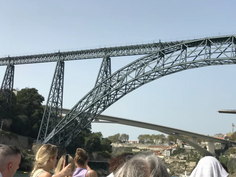 one of the many bridges across the Douro River in Porto