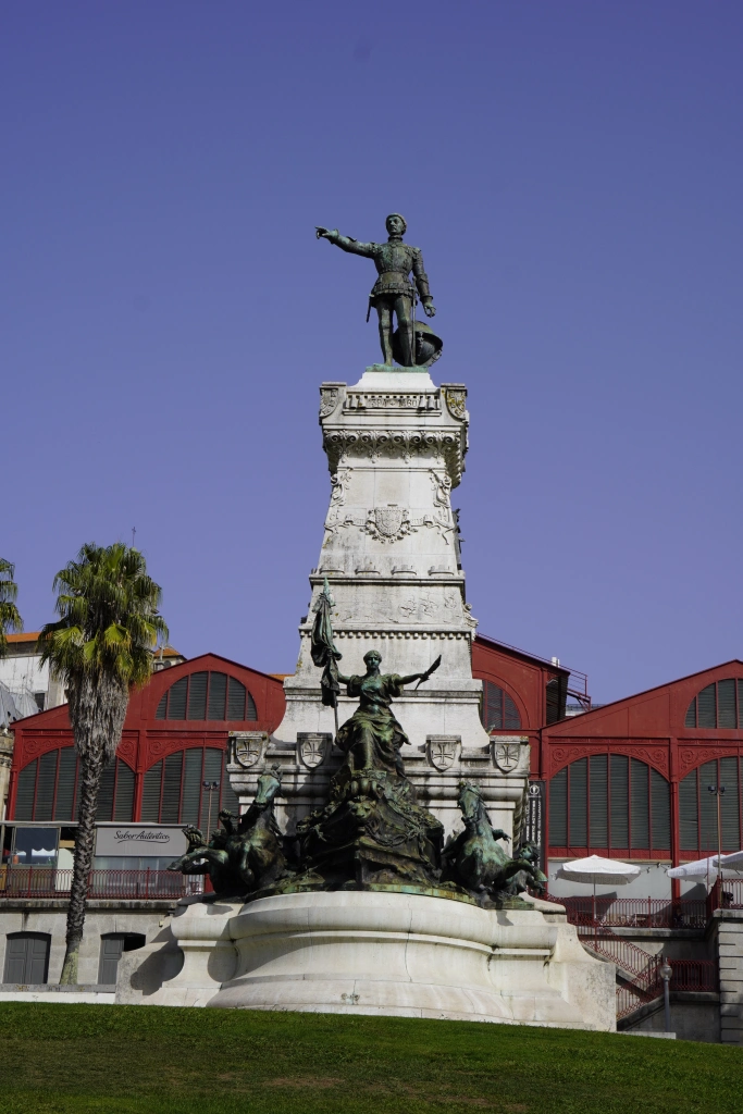 Henry the Navigator statue in Porto