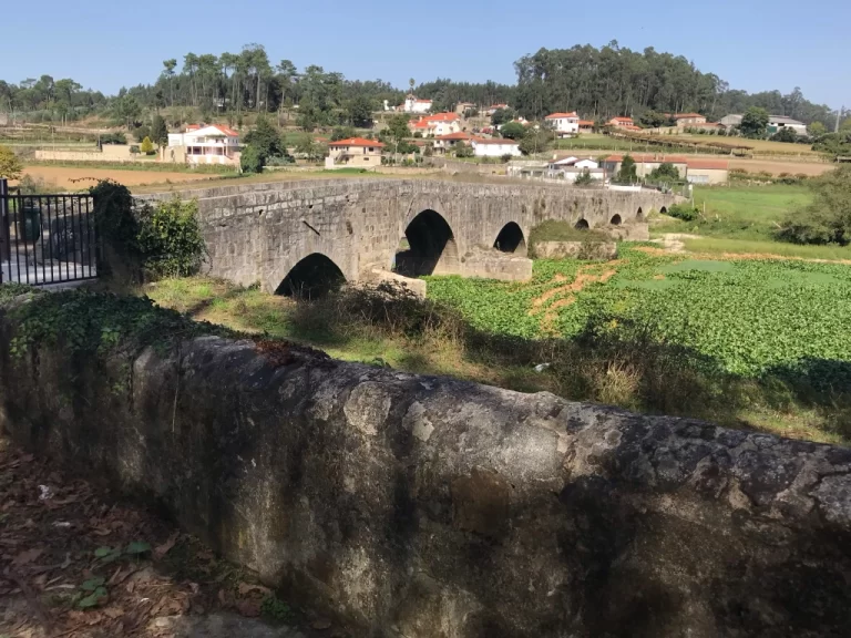 this ancient bridge leads into the town of Arcos