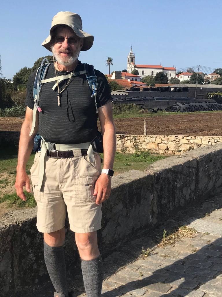 almost to Arcos with the church in the background