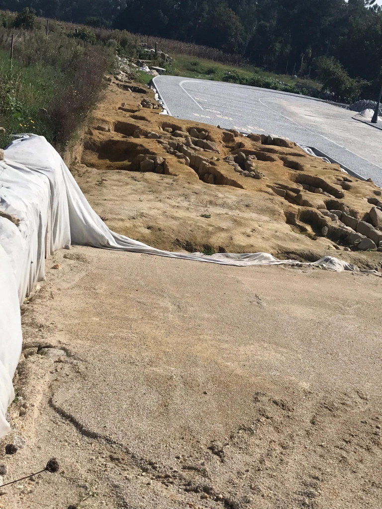 graves discovered when redoing a church parking lot