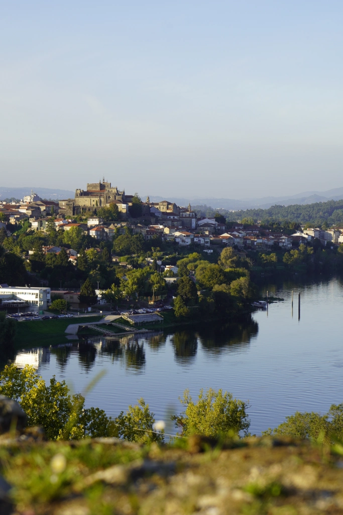 view of Tui from bridge (Portugal)