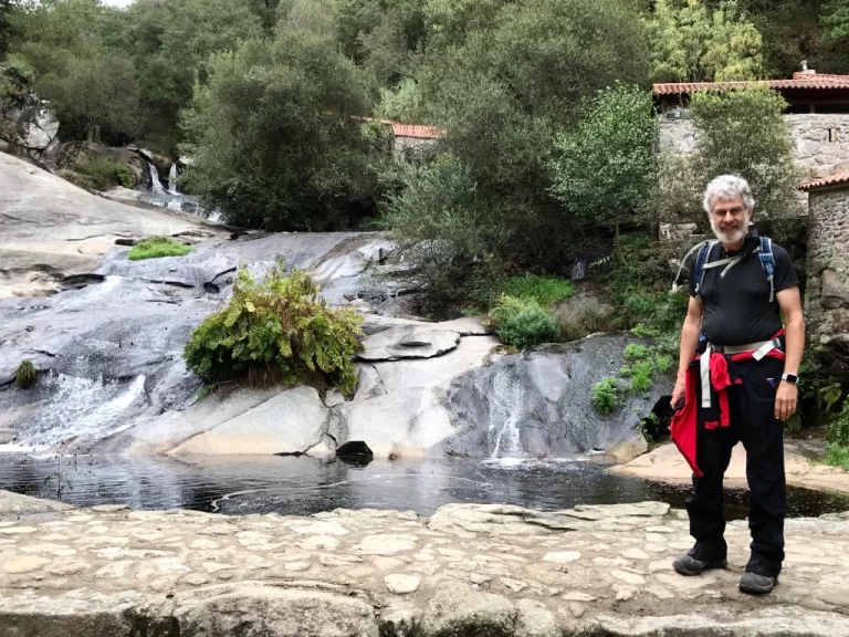 Richard at the nature park at Barosa waterfall