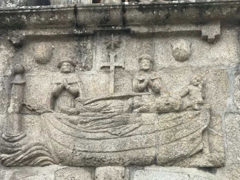 The Fountain of Carmen in Padron - body of St. James