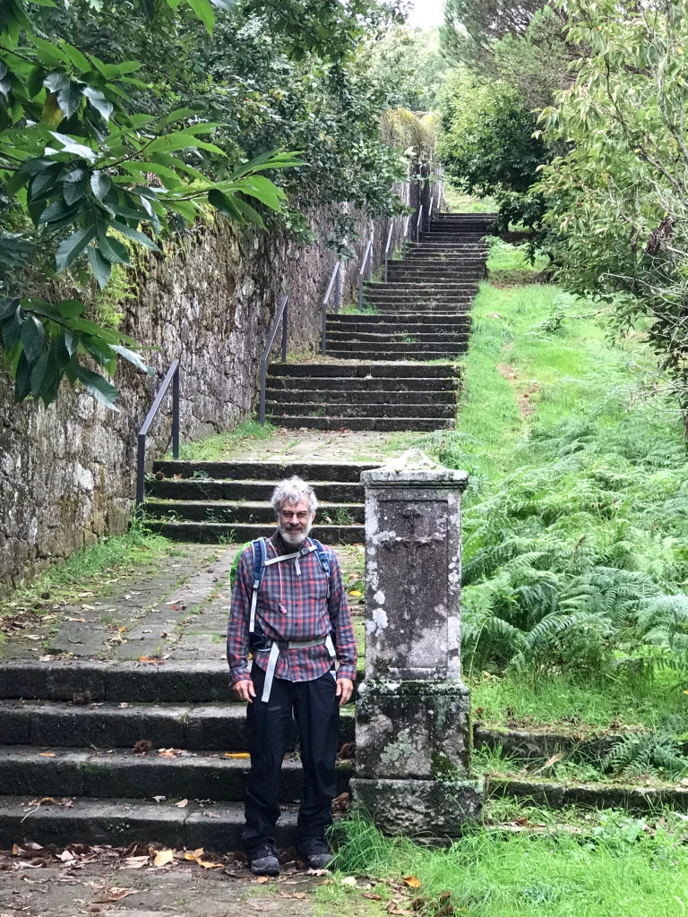 stairs leading to the Monte Santiaguiño where the apostle James began preaching