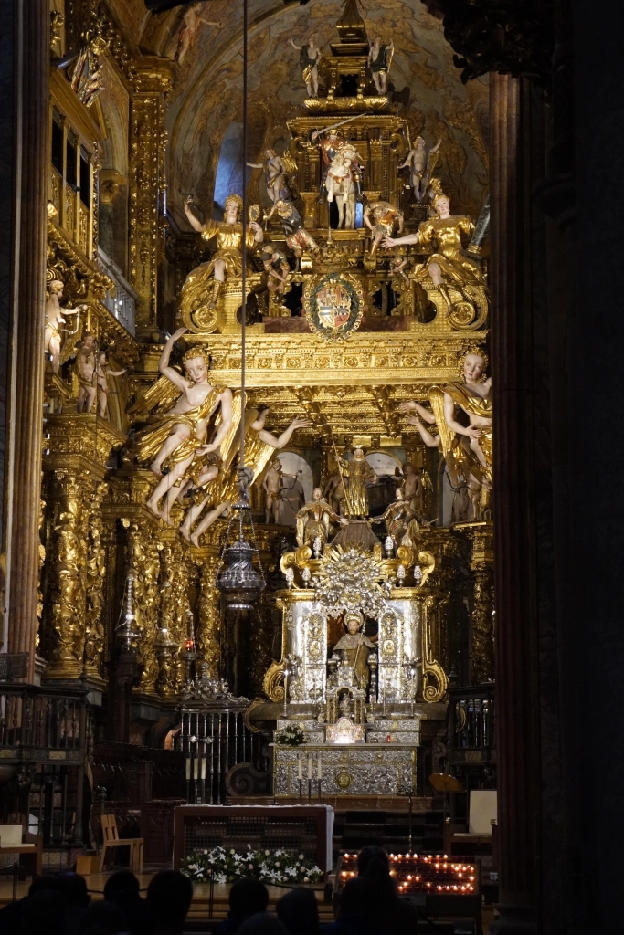 the altar in St. James Cathedral