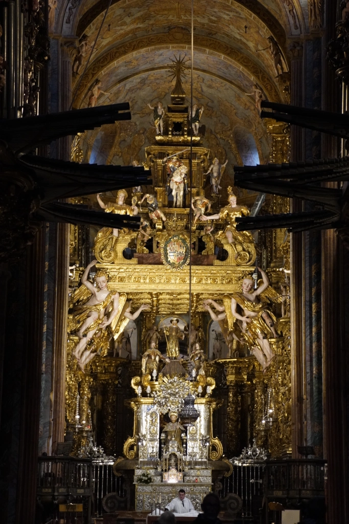 altar of St. James Cathedral in Santiago de Compostela