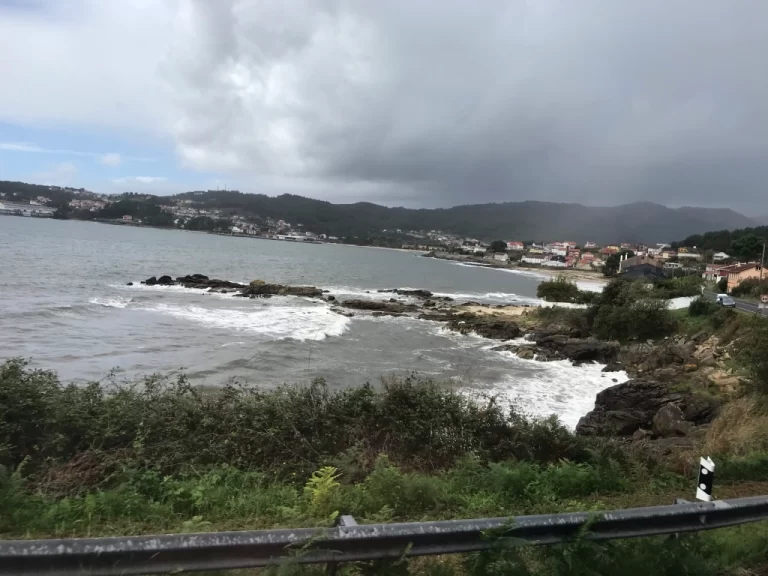 bus ride on the way to Finisterra