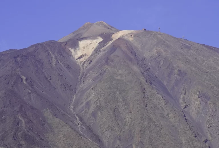 The Teide cone cable car allowing access almost to the top