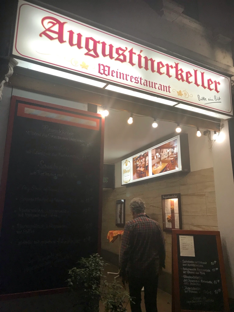 Augustinerkeller Restaurant where we celebrated our last German dinner in Mainz